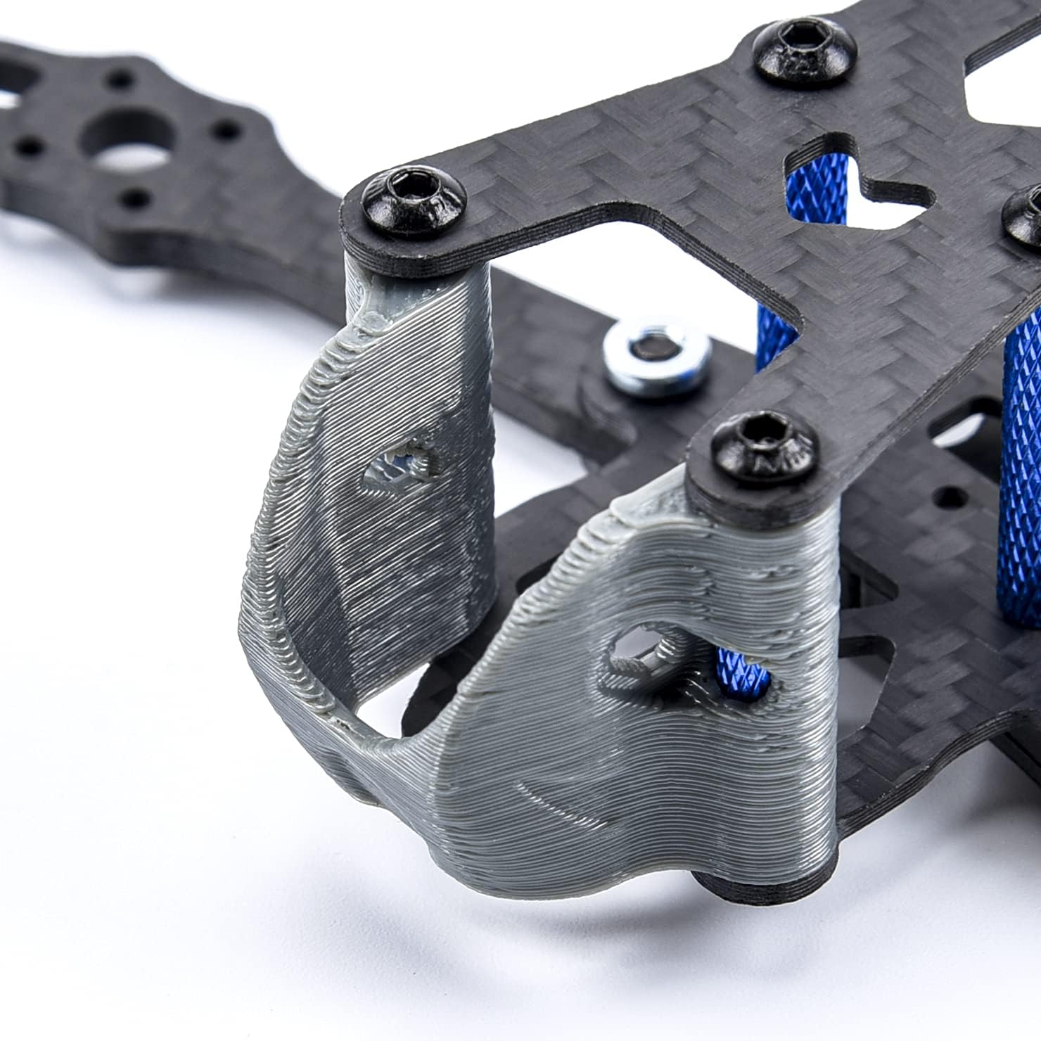 For Roma Carbon Fiber 3inch 150mm / 4inch 175mm X-type FPV Drone Frame Kit With 3mm Arms For 1306/1407 Motors(4inch 175mm)