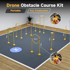 Drone Obstacle Course, DIY Drone Building Kit - Indoor or Outdoor Practice Equipment for RC FPV Racing Drones - Portable Game Loop Gate System for Competitions