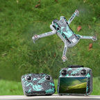 Skin Stickers Compatible with DJI Mini 4 Pro, Waterproof Sticker Decal Skin DIY Accessory for DJI Mini 4 Pro Drone and RC 2 Controller (E)