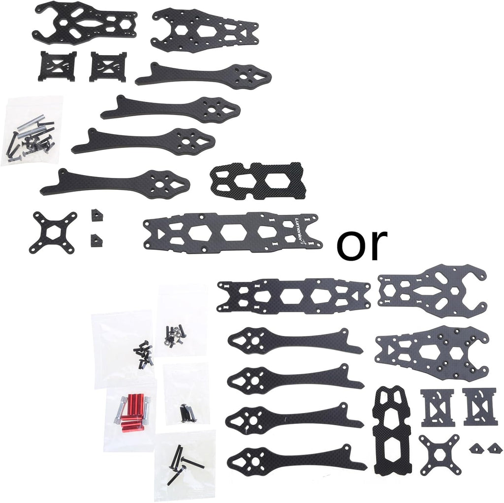QAV-S 5inch Frame FPV Traverser For All-carbon Fiber Frame Fall-resistant NEW 5inch 225mm Wheelbase X-type Split Carbon Fiber Frame Kit For FPV Drones Upgraded NUMI QAV-S