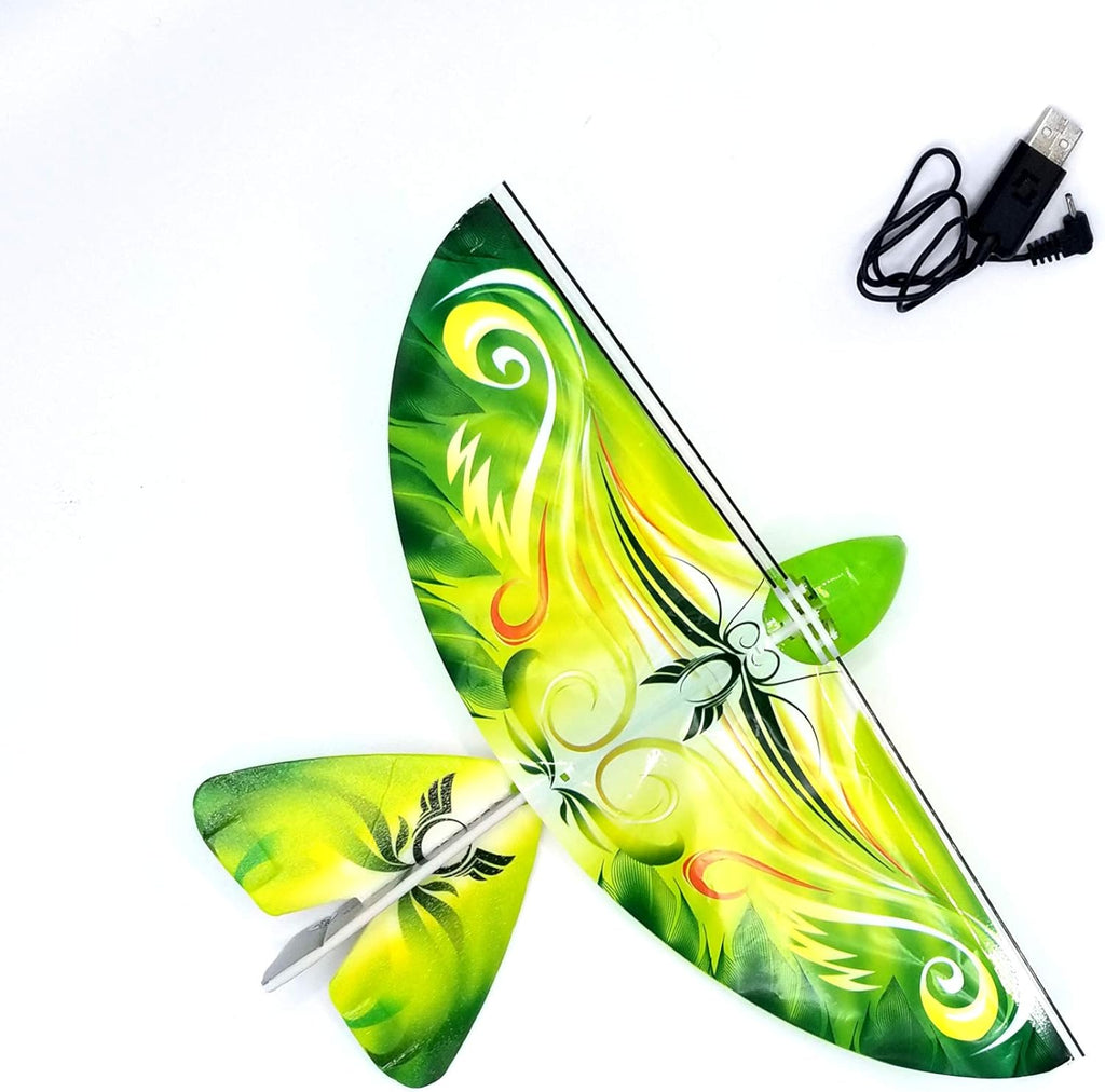 MUKIKIM LX-128-G Self Flying E Bird Electronic Flying Bird Toy Drone - Green
