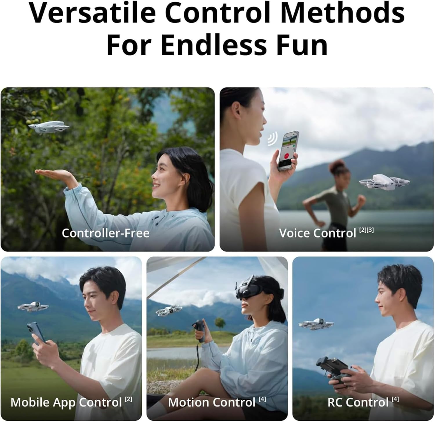 DJI Neo Palm Sized Lightweight Drone with Six Intelligent Shooting Modes, Care Refresh 1-Year Plan and Hard Case for DJI Neo Bundle (3 Items)