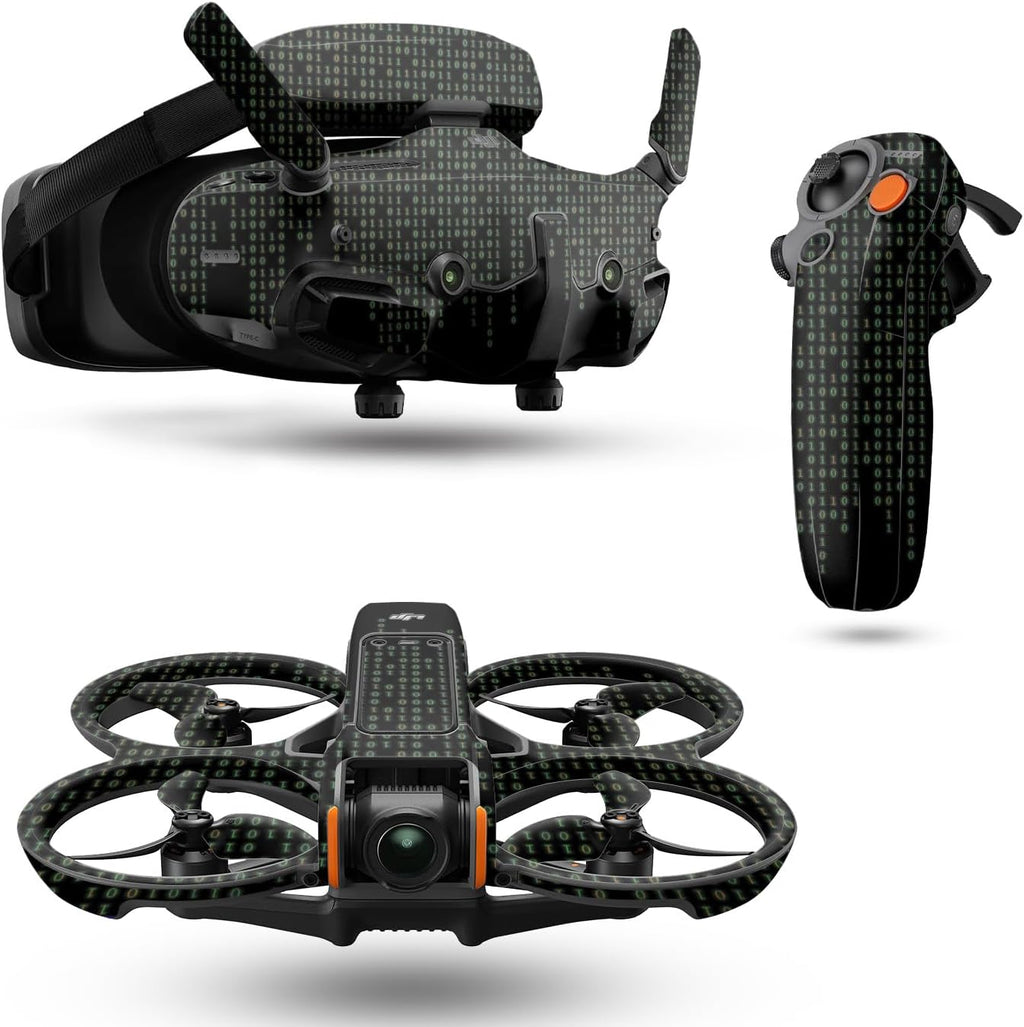 Drone Skin Compatible with DJI Avata 2 Bundle (2024) - Red Pill - Premium 3M Vinyl Protective Wrap Decal Cover - Easy to Apply | Crafted in The USA by MightySkins