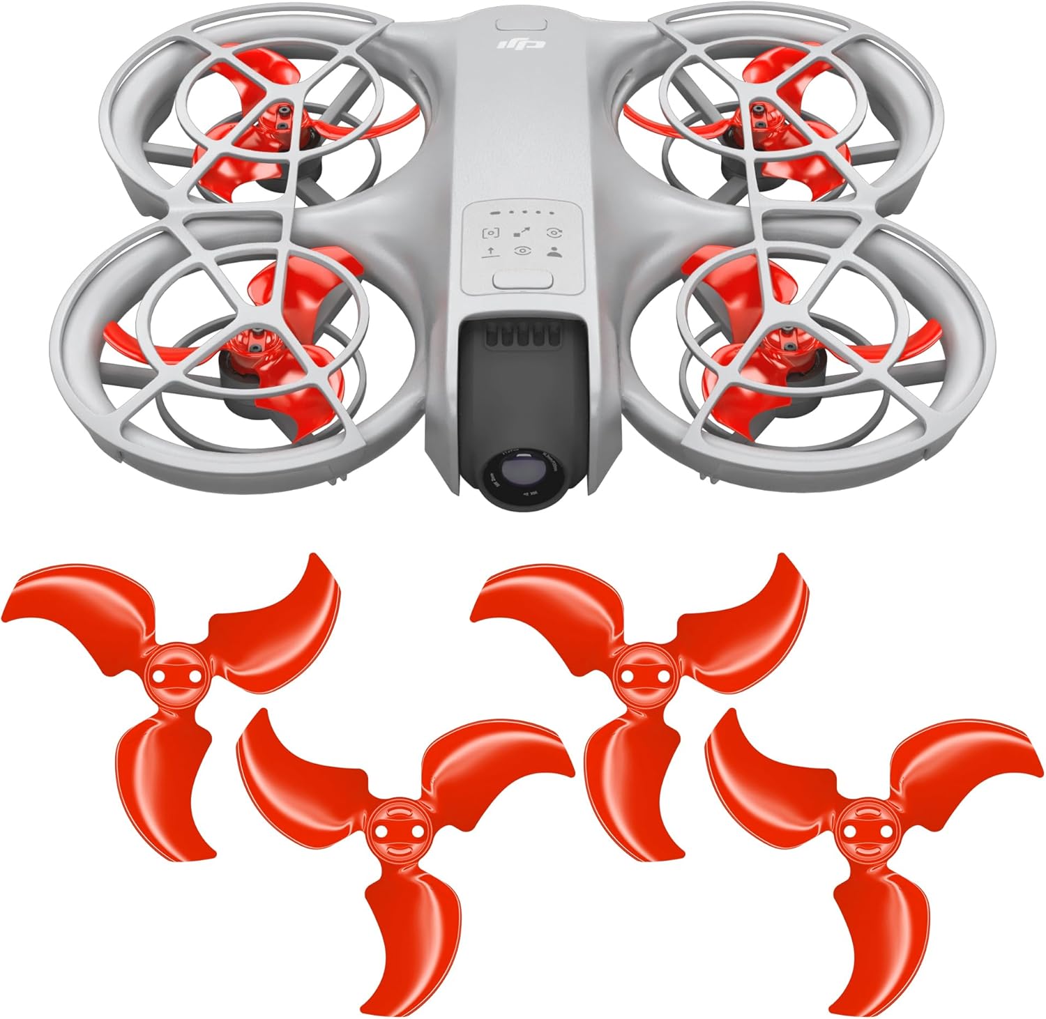 Master Airscrew Stealth Propellers for DJI Neo - Red, 4 pcs