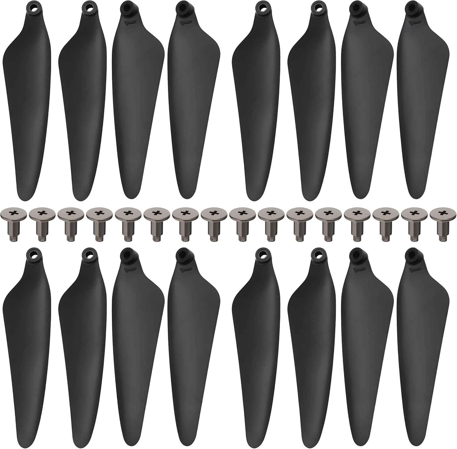 16PCS Foldable Propellers and Screws Replace Parts for Holy Stone HS360S HS360E RC Quadcopter Blade Parts