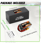 OVONIC 6s Lipo Battery 120C 1600mAh 22.2V Lipo Battery with XT60 Connector for RC FPV Racing Drone Quadcopter