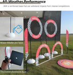 Drone Obstacle Course Gates Kit, Rc FPV Racing Training Set, Indoor/Outdoor Racing Drone Obstacle Hoop, Model Aircraft Practice Equipment(Style a)