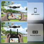 GPS Drone with EIS Camera 4.5 LCD Screen on Controller, FPV Drones Al Track&Orbit Mode with Professional with Auto Return Follow Me for Adult Beginner, GPS Brushless Drone Long Range Circle Fly,Under 249g
