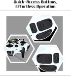 SPEEDY BEE Jumper Smart ELRS 2.4G RC Transmitter with 2-Inch HD Color IPS Screen, Hall Sensor Gimbals, 8km Control Range, USB-C Fast Charging & Simulator for RC FPV Drone