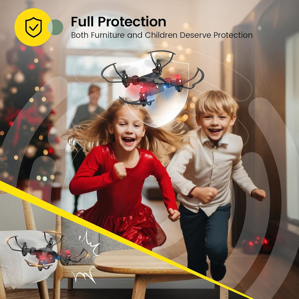 Holy Stone HS190 Foldable Mini Nano RC Drone for Kids Gift Portable Pocket Quadcopter with Altitude Hold 3D Flips and Headless Mode Easy to Fly for Beginners