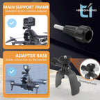 Extension Bracket Mount for DJI FPV Bracket Adapter Flight Lamp for Gopro Pocket 2 Light Clamp Holder Parts Drone Accessories