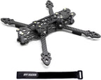 225mm FPV Racing Drone Frame Carbon Fiber 5 inch Quadcopter Freestyle Frame Kit with Lipo Battery Strap