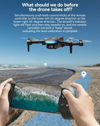 SIMREX Drone with Camera for Adults 4K, Brushless Motor Drones for Kids Beginners, FPV Foldable, Optical Flow & Altitude Hold, WiFi Live Video, Gesture/Voice Controlt,Toys Gifts for Teen Boys (Black)