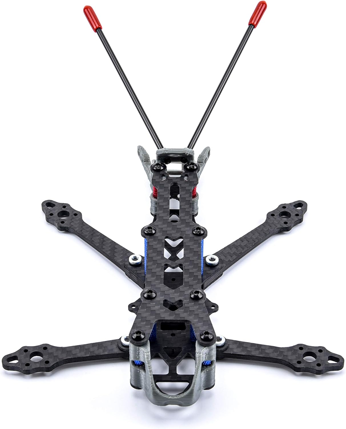 For Roma Carbon Fiber 3inch 150mm / 4inch 175mm X-type FPV Drone Frame Kit With 3mm Arms For 1306/1407 Motors(4inch 175mm)