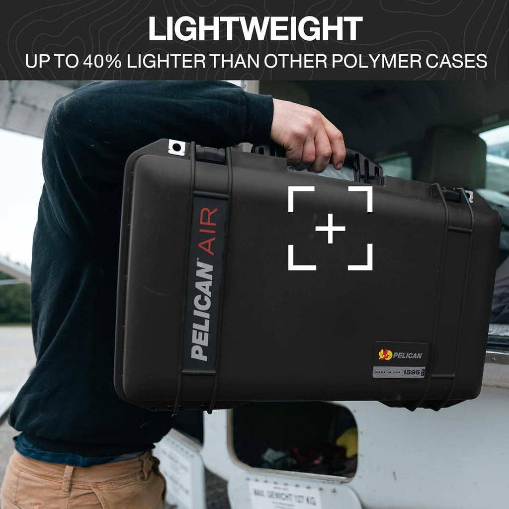 Pelican Air 1615 Multi-Purpose Hard Case with Foam for Camera, Drone, Equipment, Gear, Electronics, Overlanding, Camping, Travel and Pistol (OCP Tan)