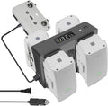 Hanatora Air 2S,Mavic Air 2 Wall & Car Charger Compatible with DJI Air 2S,Mavic Air Battery, 5 in 1 Rapid Multi Parallel Charging Hub Drone Accessories