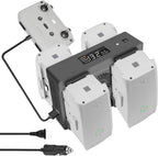 Hanatora Air 2S,Mavic Air 2 Wall & Car Charger Compatible with DJI Air 2S,Mavic Air Battery, 5 in 1 Rapid Multi Parallel Charging Hub Drone Accessories