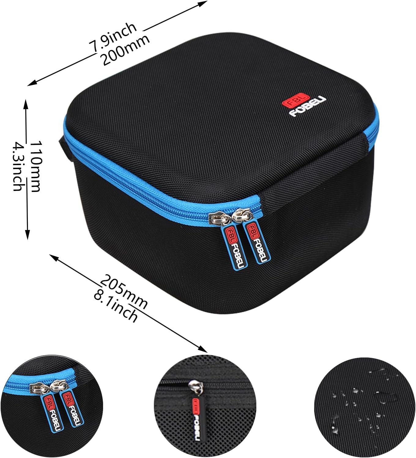 FBLFOBELI Hard Carrying Case for HASAKEE Q9s Kids Drones