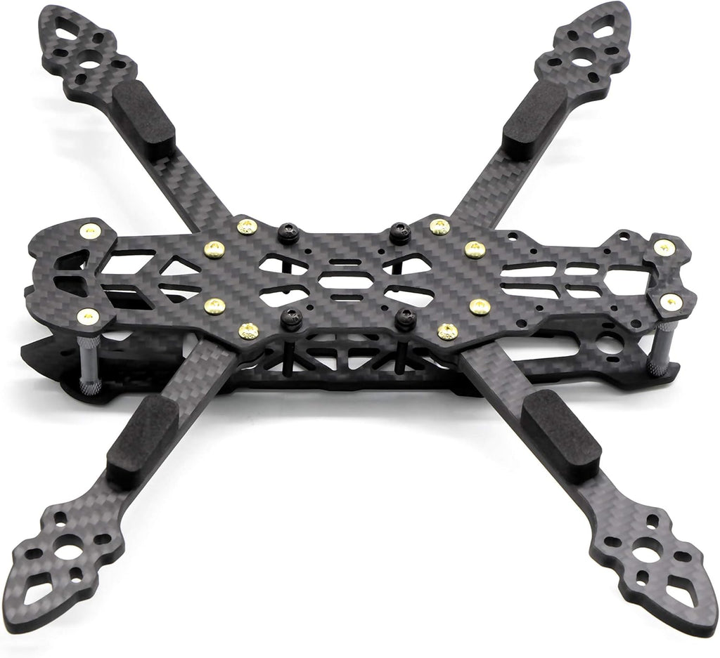 225mm FPV Racing Drone Frame Carbon Fiber 5 inch Quadcopter Freestyle Frame Kit with Lipo Battery Strap