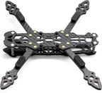 225mm FPV Racing Drone Frame Carbon Fiber 5 inch Quadcopter Freestyle Frame Kit with Lipo Battery Strap