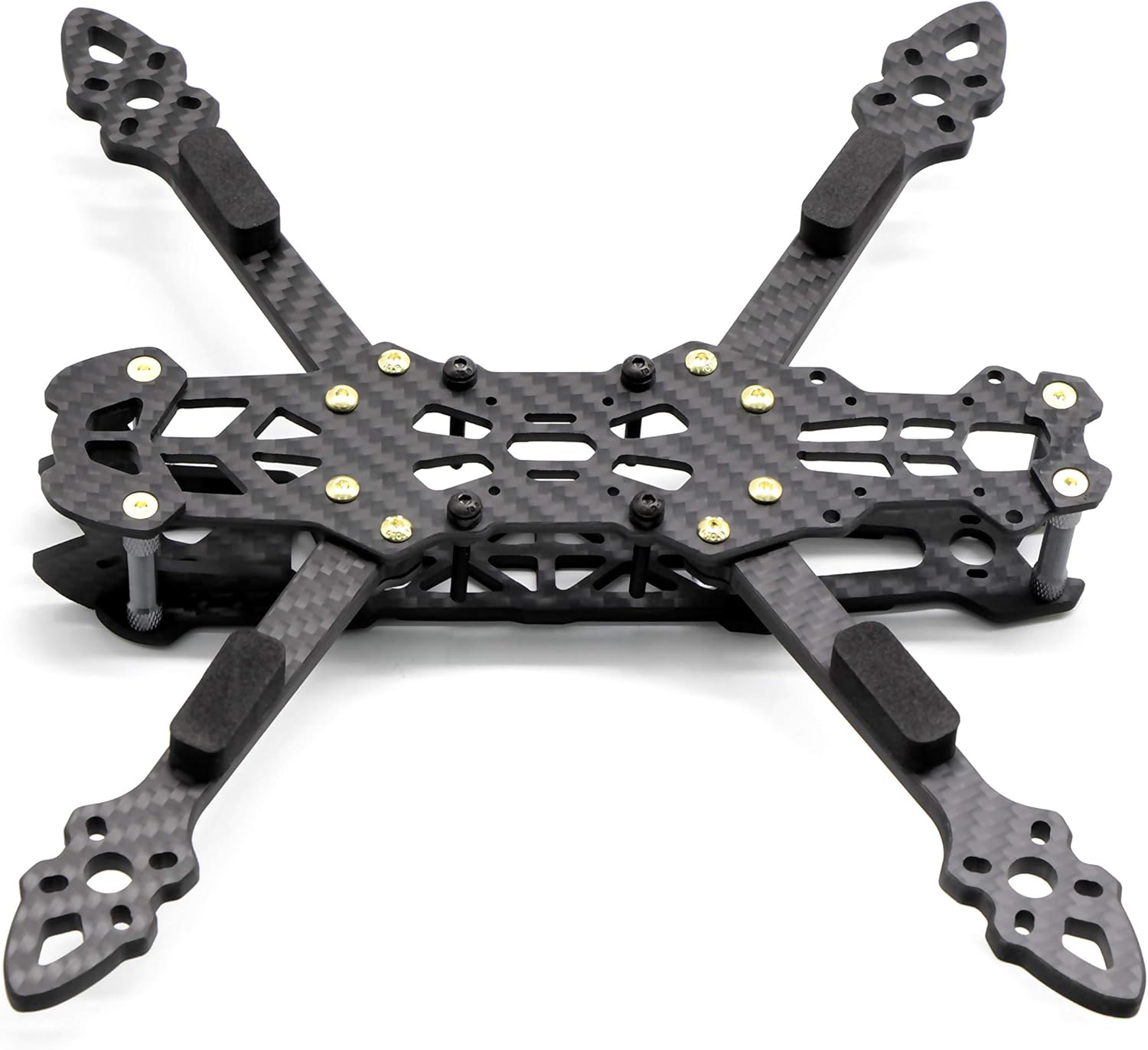 225mm FPV Racing Drone Frame Carbon Fiber 5 inch Quadcopter Freestyle Frame Kit with Lipo Battery Strap