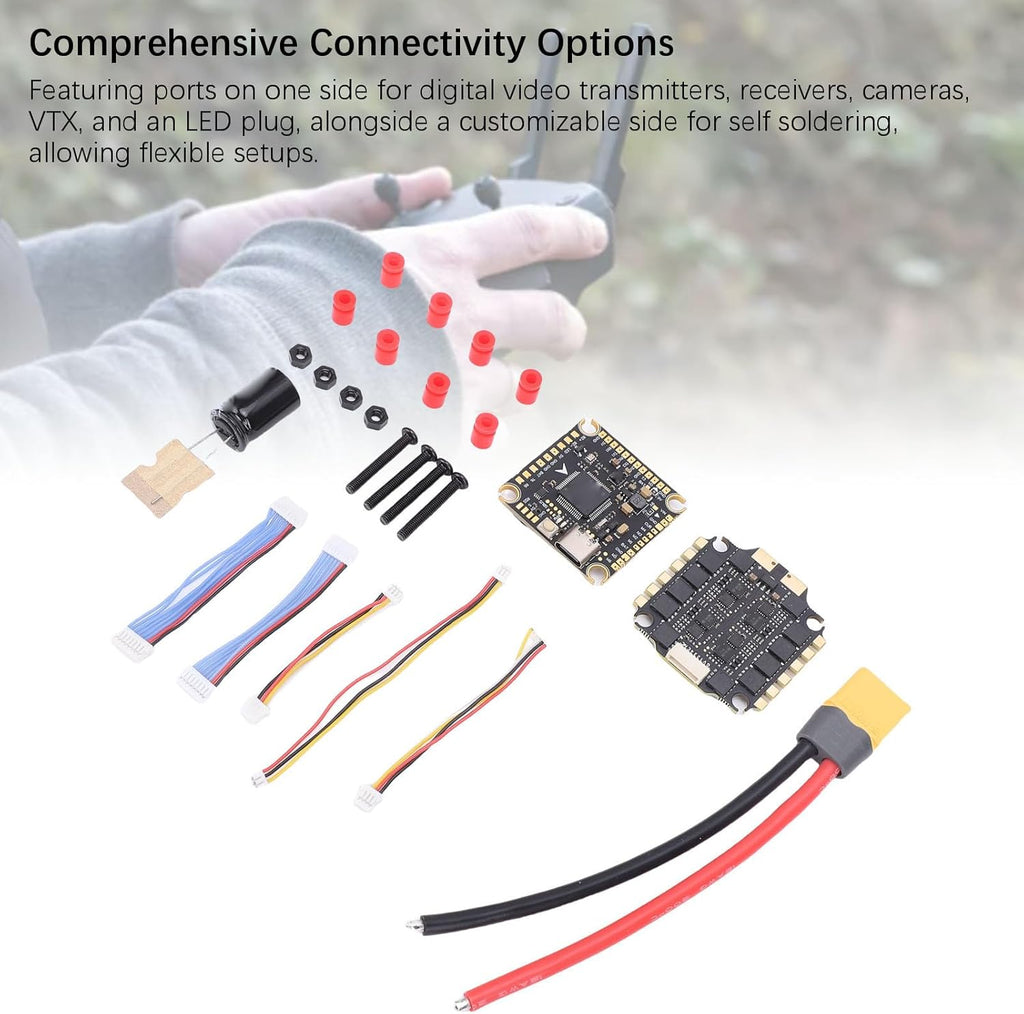 CCYLEZ 60A High Performance SpeedyBee Plastic Drone ESC Controller Stack for RC Drone Enthusiasts