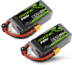 OVONIC Lipo Battery 850mAh 80C 11.1V 3S RC Battery with XT30 Connector for RC Plane DJI Quadcopter RC Airplane RC Helicopter RC Car Truck Boat 2pcs