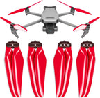 Master Airscrew Stealth Propellers for DJI Mavic 3 & Mavic 3 Pro/Cine/Enterprise/Classic/3T/3M - Red, 4 pcs