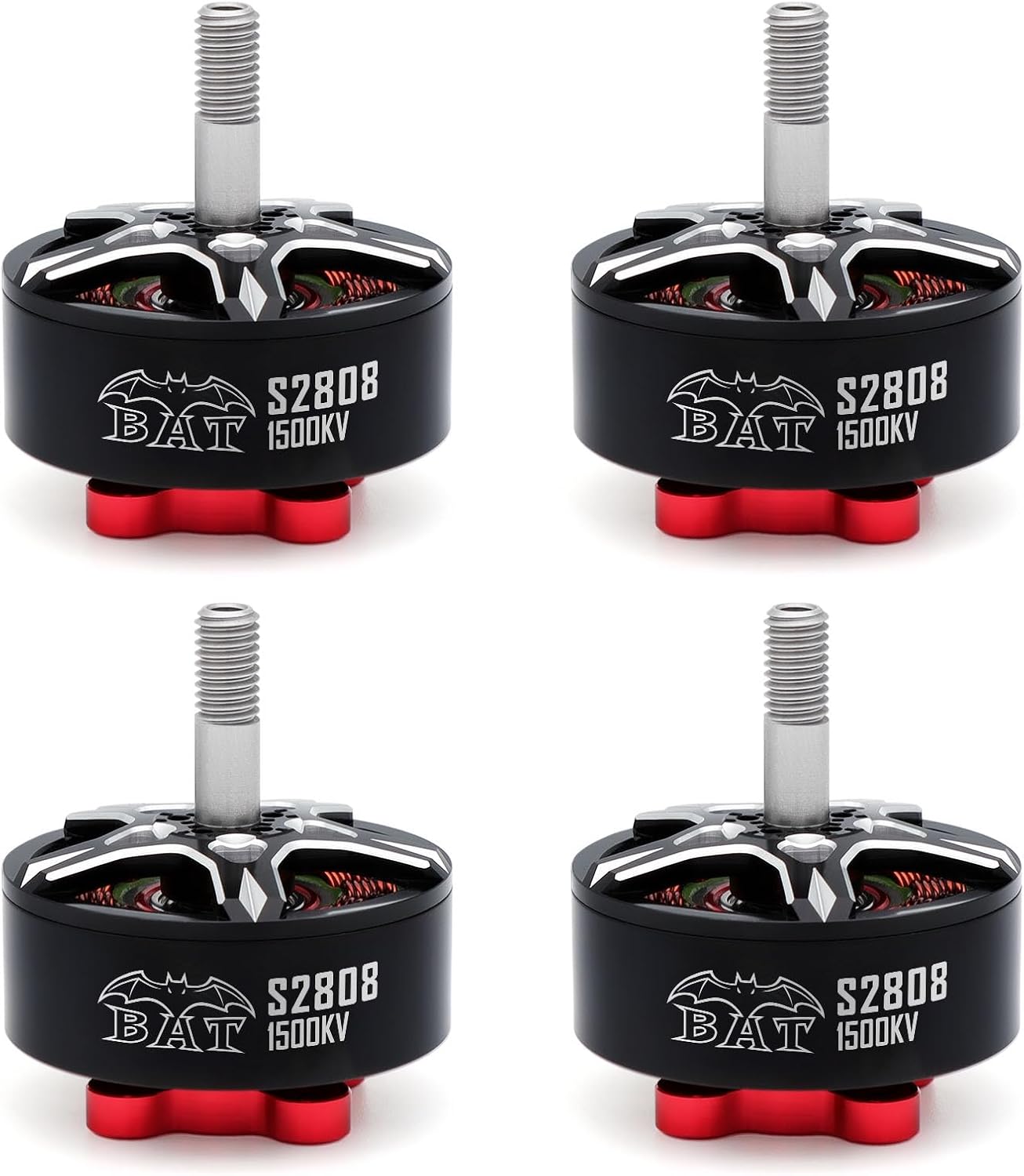 Surpass Hobby S2808 Brushless Motors 1500KV Drone Motor for 6-7inch FPV Racing Drone Quadcopter Fixed Wing(4pcs)