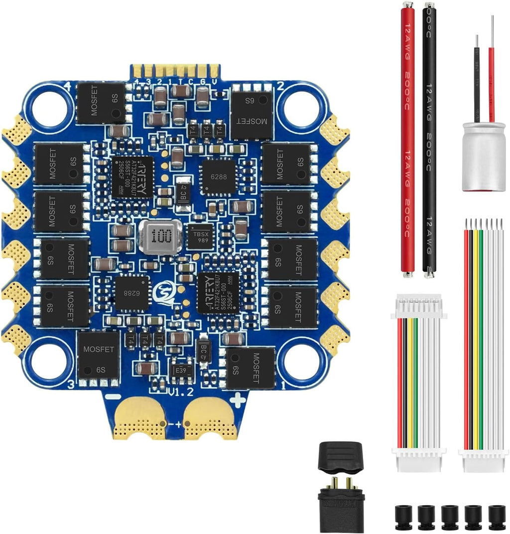 SEQURE 65A 4in1 ESC 2-6S Electric Speed Controller 30.5x30.5mm for FPV Racing Drones Freestyle - AM32