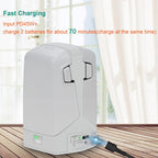45W Dual Battery Charger with Storage Charge for DJI Flip Drone,Two-Way Charging Hub,Charge 2 Batteries Accessories