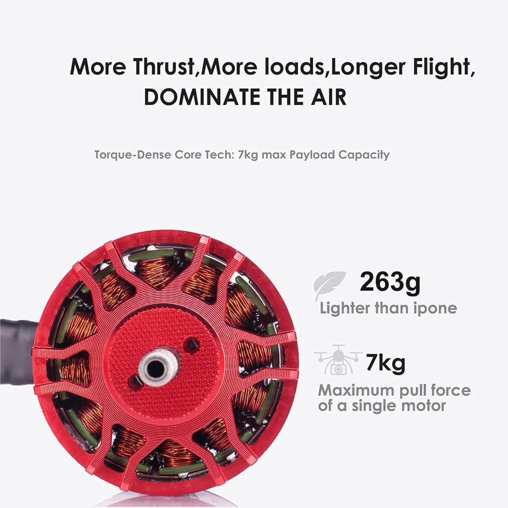 4PCS PRO 4215-380kv Brushless Motor 6-12s Quadcopter Motor for 13-15¡¯¡¯Propeller,FPV Multicopter Drone Replacement,Thrust 7.1KG(15.6 lbs) for Drone Long Range RC Plane,Airplane,Hexcopters,Octocopters