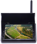 Readytosky 4.3 FPV Monitor 48CH 480 x 272 LCD Reciever Monitor Auto Search with OSD Built-in Battery+Sunshade Hood for FPV Drone Quadcopter