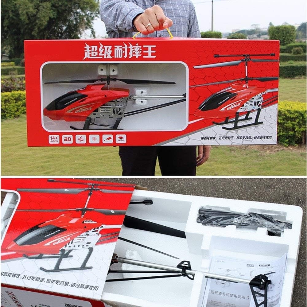 Fall-Resistant Remote Control Aircraft Drone Large RC Helicopter Charging Electric Drone Plane Outdoor Airplane Parent Children Kids Toy Birthday Gifts(2 Batteries)