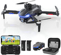 Drone with Camera for Kids, 1080P HD FPV Foldable Drones for Beginners, Brushless Motor Drone with Carrying Case, Long Flight Time, One Key Take Off/Land, Altitude Hold, 360¡ã Flip, Obstacle Avoidance