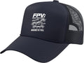 FPV: Where Trees Have A Magnetic Pull Trucker Hat with Adjustable Mesh Back
