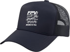 FPV: Where Trees Have A Magnetic Pull Trucker Hat with Adjustable Mesh Back