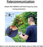 Universal Drone Speaker Megaphone Loudspeaker Wireless Mini Speaker RC Car Walkie Talkie Two Way Radio Communication Accessories for DJI Mini 4 Pro/Air 3/Air 2S/Mavic 3 Pro/F11S/F7S/F22S/EVO