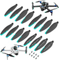 Drone Propeller Replacement Set, 16PC Blades with Screws for S159 Drone, Universal Drone Propellers 70mm Replacement Blades Compatible with Most Drones