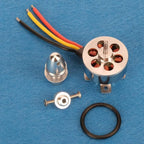 2211 RC Brushless Motor, Drone Brushless High Speed Motor with Blade Protector 23mm/0.9in Aircraft Brushless Motor for Wing Aircraft Airplane (2300kv)