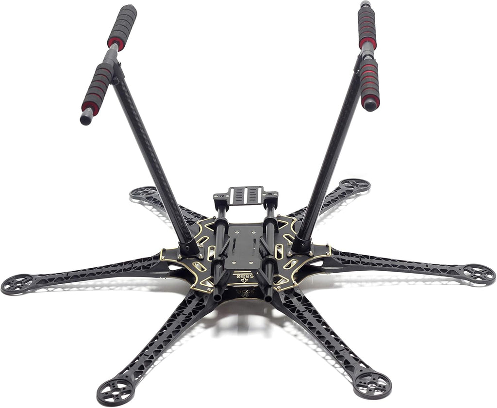 S550 Hexacopter Frame Kit 6-Axis Drone Flame with Carbon Fiber Landing Gear
