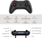 FPV Racing Drone for Beginners, F108 2.5 Inch FPV Drone Kit with Optical Flow Positioning, Equipped with T8S 8 Channel 2.4GHz RC Pocket Sized Portable Transmitter,Easy to Fly RTF FPV Drone