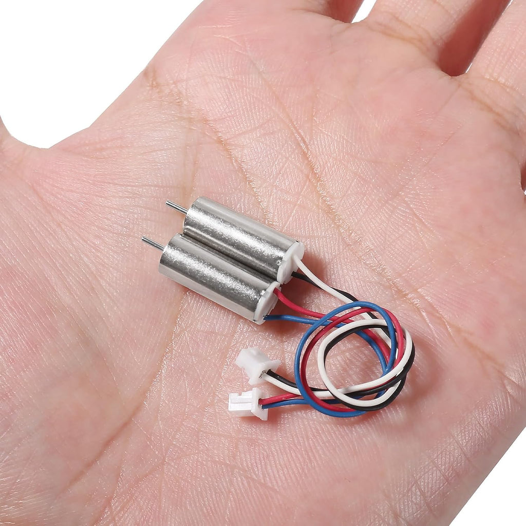 8pcs 615/6x15mm Motor 19000KV Insane Tiny Whoop Drone Frame Brushed Motors 4CW 4CCW Coreless Motor with JST-1.25 Connector for Model Aircraft/UAV/Quadcopter/Toy Aircraft, etc