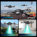 Drones with Camera for Adults 4K, GPS Drone with 4.5¡± LCD Screen Controller Follow Me Auto Return 5G Long Range Transmission Foldable FPV Drone for Beginners Under 249g