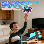 Mini UFO Drone for Kids ¨C Safe RC Toy with 7 LED lighting modes, 360¡ã Flips, Light Projection onto Ceilings, Auto Hover, Hand Gesture, 2 Batteries(14 Min Flight), Ideal Fun Gift for Kids