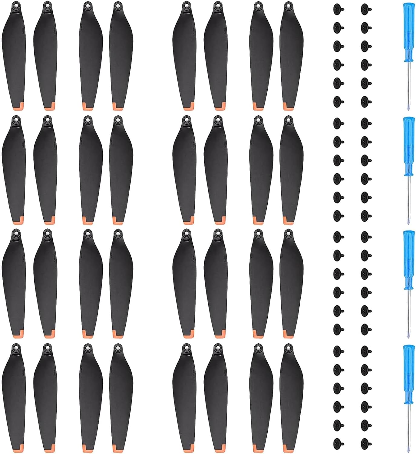 (32 PCS) Mini 4 Pro/Mini 3 Pro Propellers Compatible with DJI Mini 4 Pro/Mini 3 Pro Blades Props Wings Replacement Accessories (NOT for DJI 2022 Mini 3)