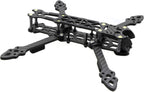 225mm FPV Racing Drone Frame Carbon Fiber 5 inch Quadcopter Freestyle Frame Kit with Lipo Battery Strap