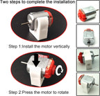 18 Set DC Motors Kit, Mini Electric Hobby Motor 3V -12V 25000 RPM Strong Magnetic with Shaft Propeller, 2 x AA Battery Holder,9V Battery Clip Connector,Plastic Wheels for DIY Science Projects