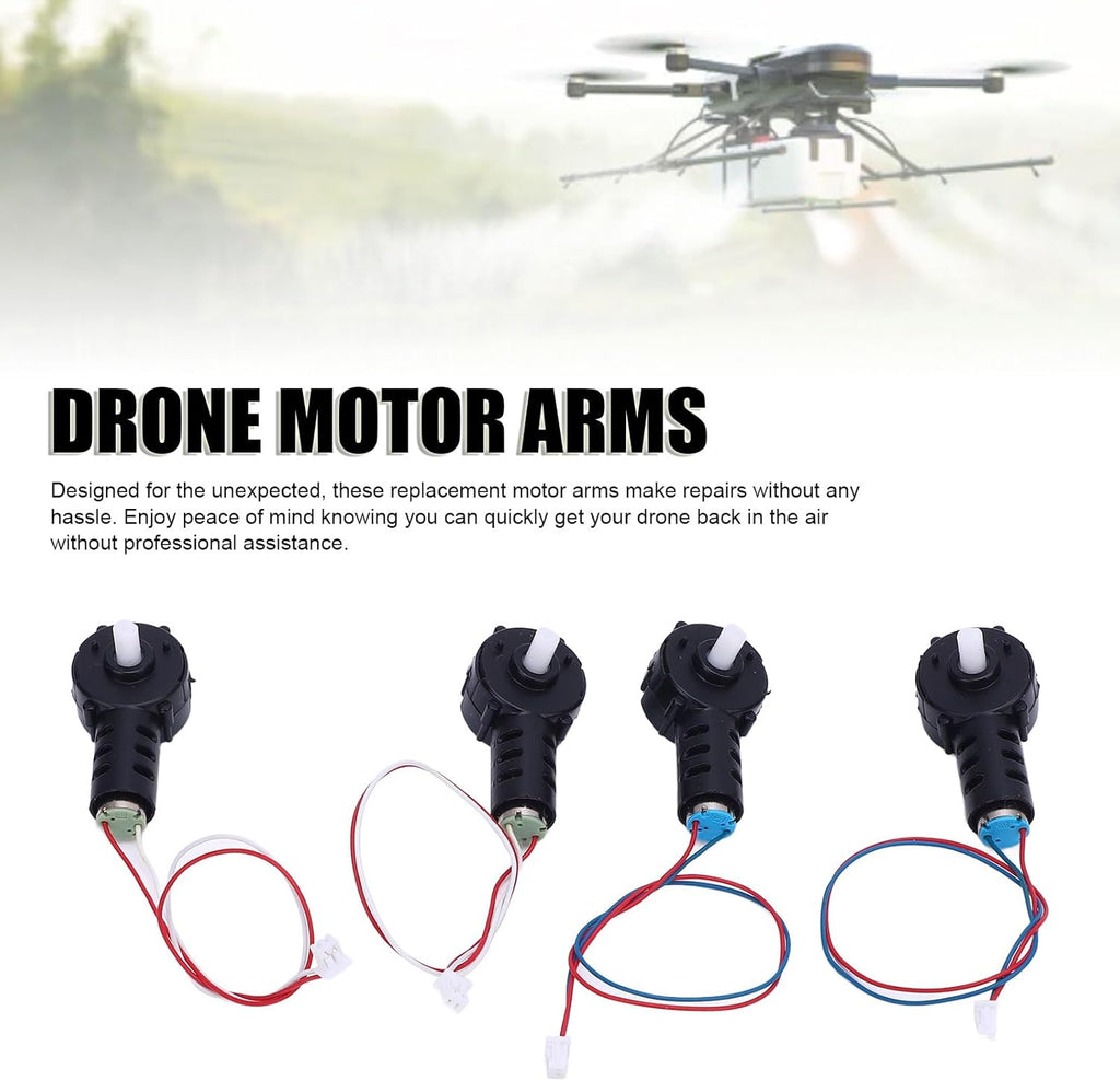 Keenso Drone Motor, Plastic Arm Components for E88 E99 RC Drones, Easy Installation, Durable Design for Quick Repairs and Quiet Performance