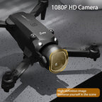 Drone with Camera for Adults Beginners, FPV Foldable RC Quadcopter Toys, Helicopter Toys, 1080P HD Camera Drone, Altitude Hold, One Key Take-off/Landing, 3D Flips, Waypoints fly, Headless Mode